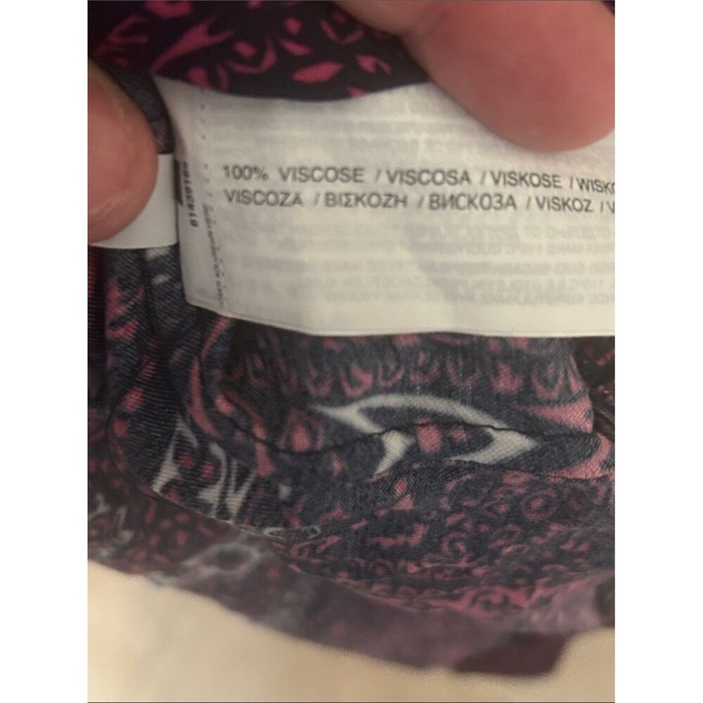 MNG Collection Mango Paisley Shift Dress Pink Black 6 - Picture 4 of 4